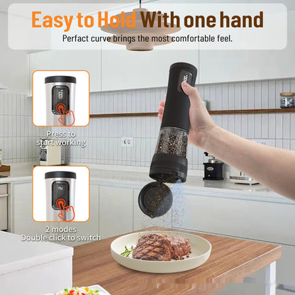 OnyxPure™  | Electric Gravity Grinder - USB Rechargeable